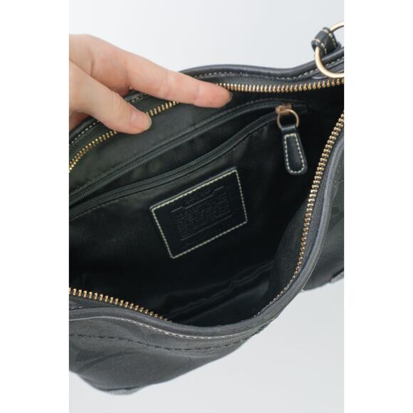 COACH Small Ergo Hobo in Black Signature - Picture 7 of 7